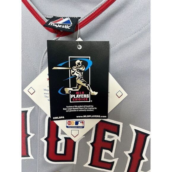 NWT Stitched Majestic LA Angels Jersey Pujols #5 Authentic Made In USA - Picture 3 of 9